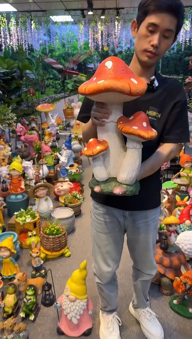 无花朵花园庭院摆件&00&