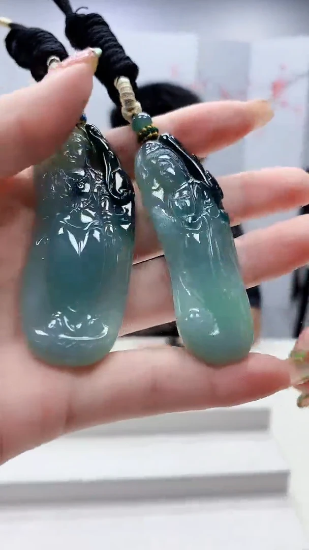 未镶嵌定制翡翠5028ry-毛货挂件172