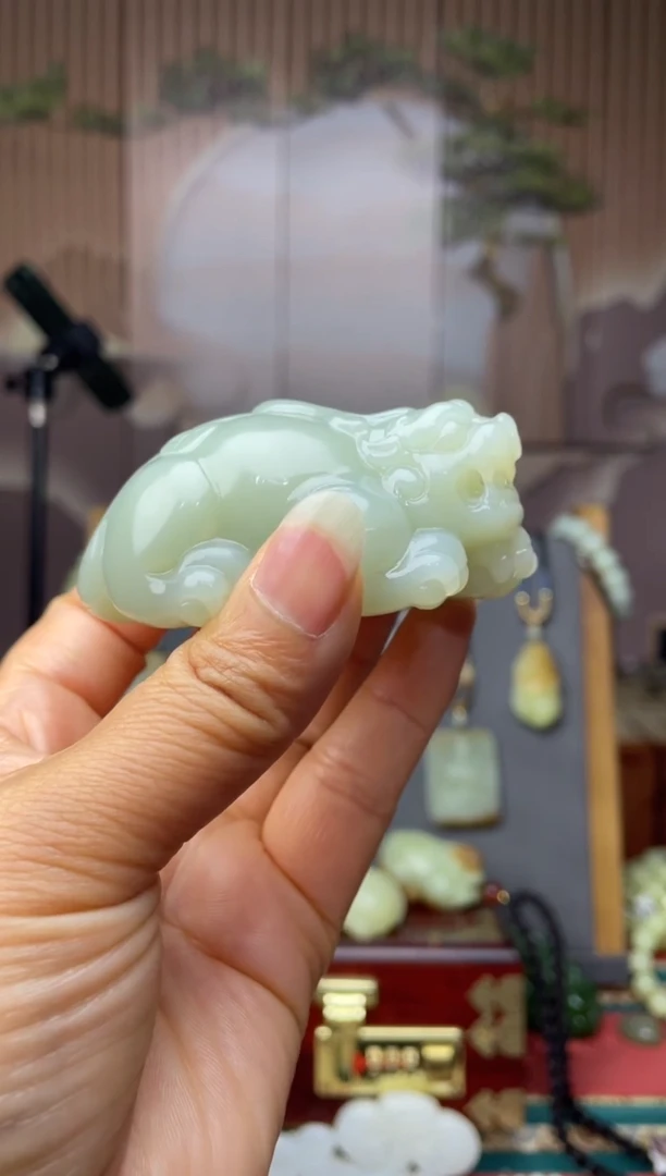 颈饰未镶嵌和田玉拍一发一