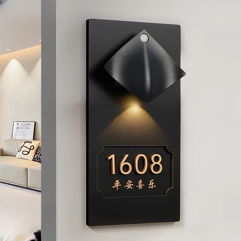 门牌号牌2025新款高档大气入户门号码牌创意高级感仪式感个性网红