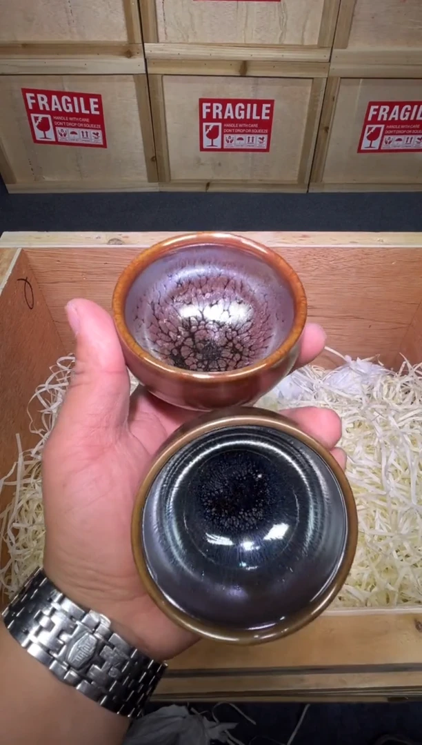 茶盏微瑕茶盏主人杯一只85