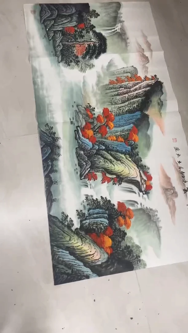 国画专属福利补贴0000四尺整张山水随机发货