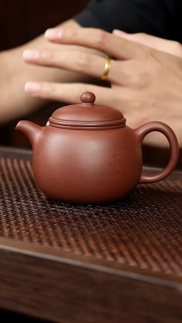 茶壶紫砂底槽清大匏尊【带矿标证书】