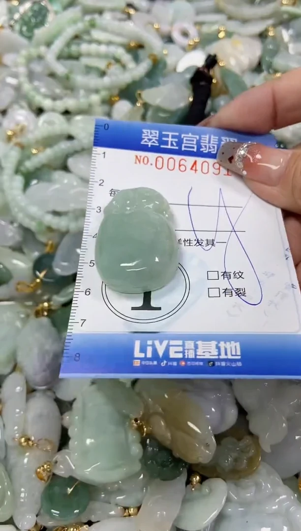 【闪购商品】翡翠颈饰未镶嵌闪购商品0064091