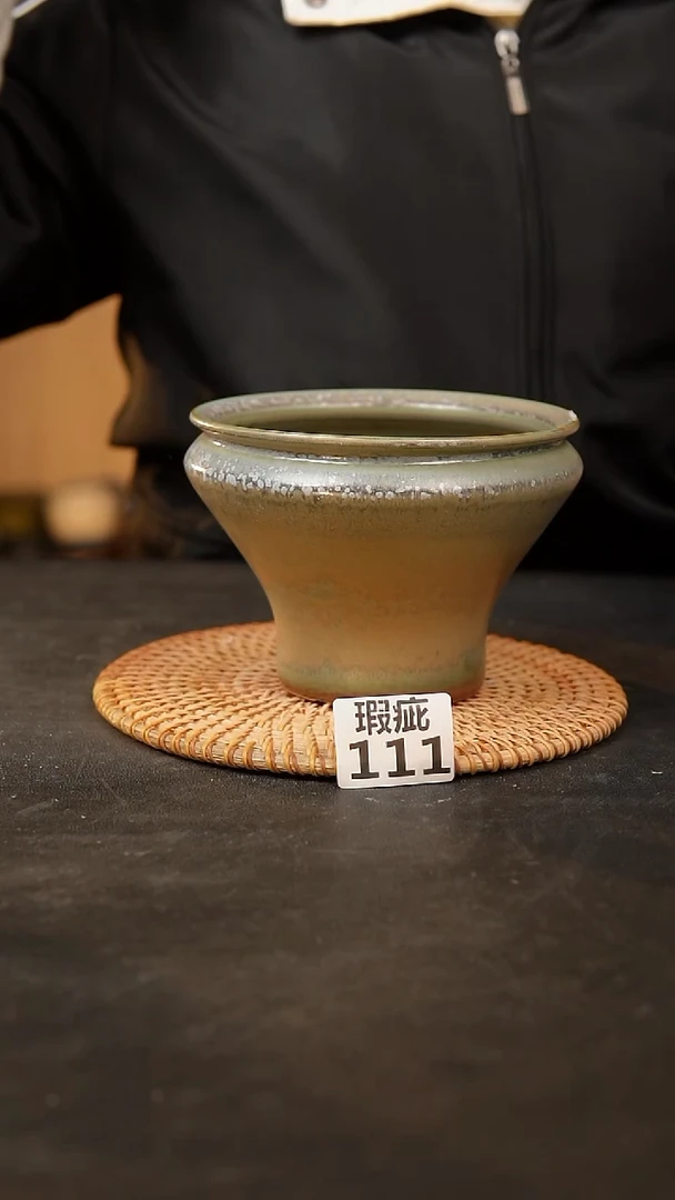 【闪购商品】瓷片111泥泥手工花盆