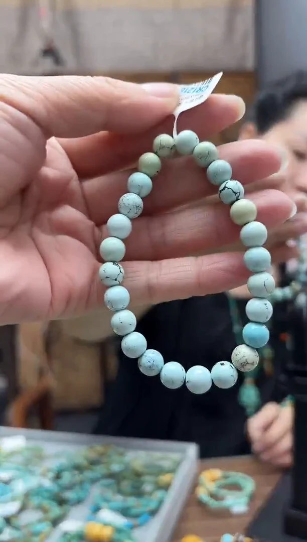 未镶嵌绿松石手链手串
