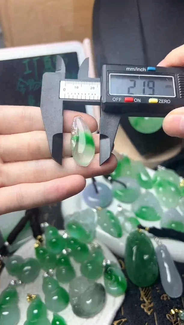 颈饰未镶嵌翡翠所见即所得，一图一物