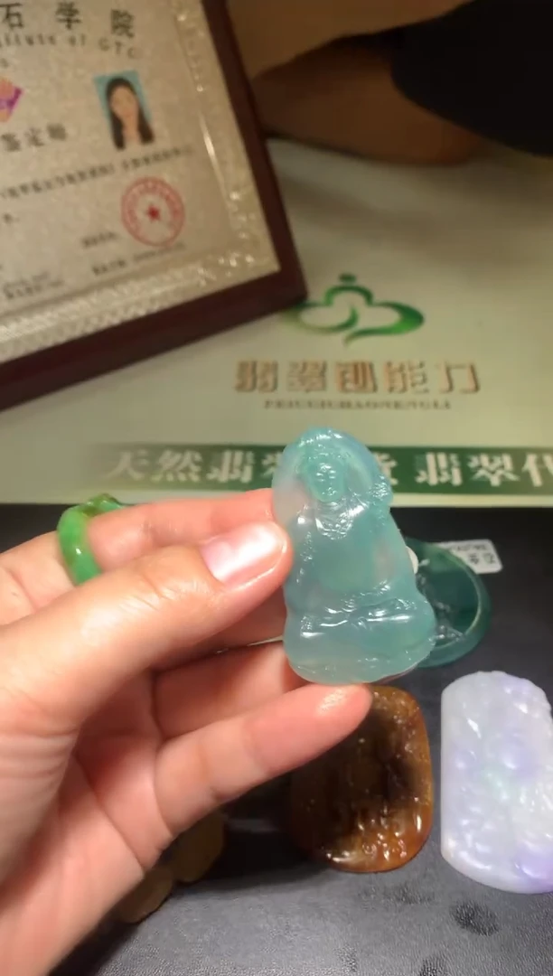 定制翡翠未镶嵌毛货-不退不换