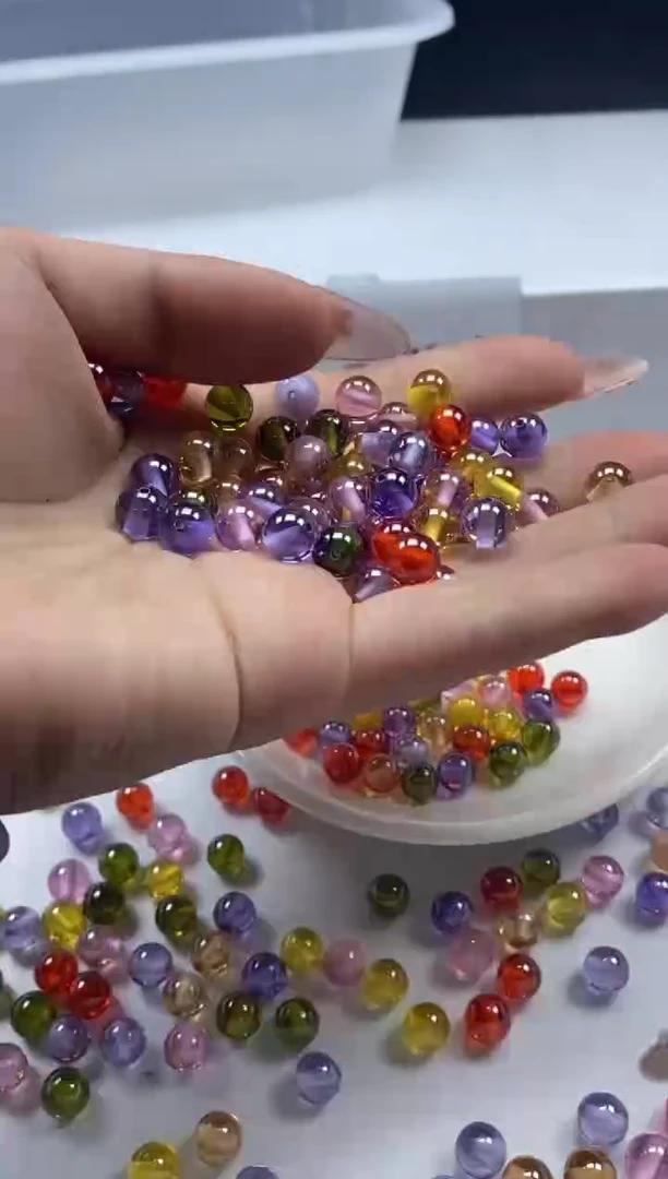 未镶嵌颈饰尖晶石x134彩锆8mm*5个