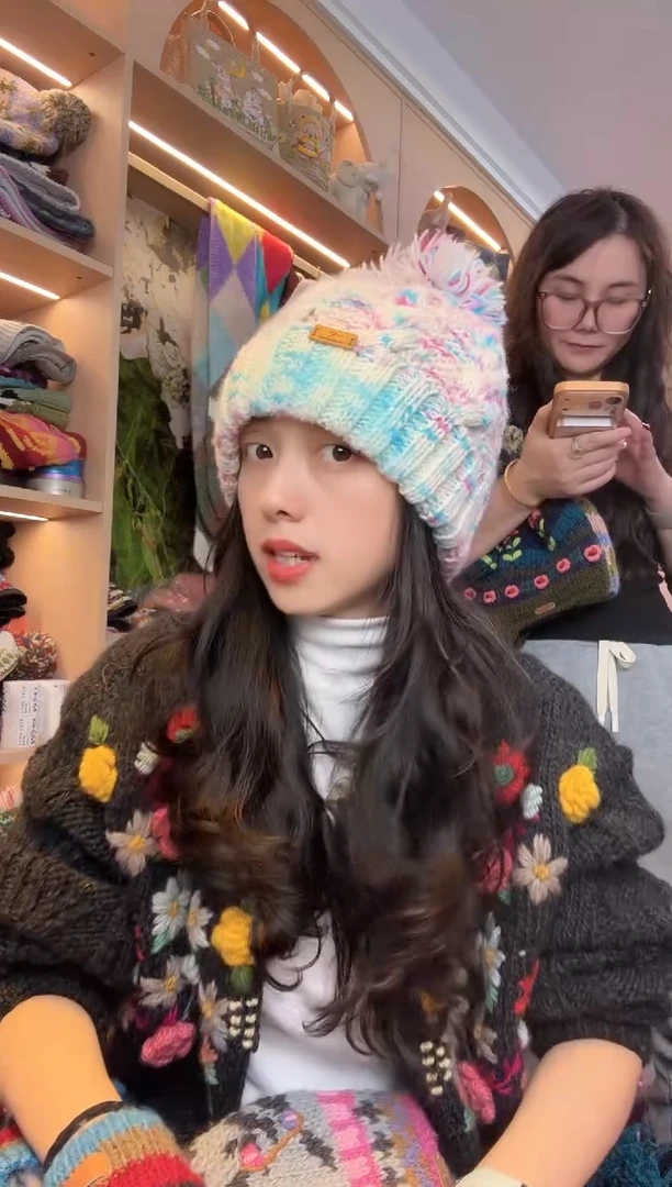 羊毛百羊毛针织帽