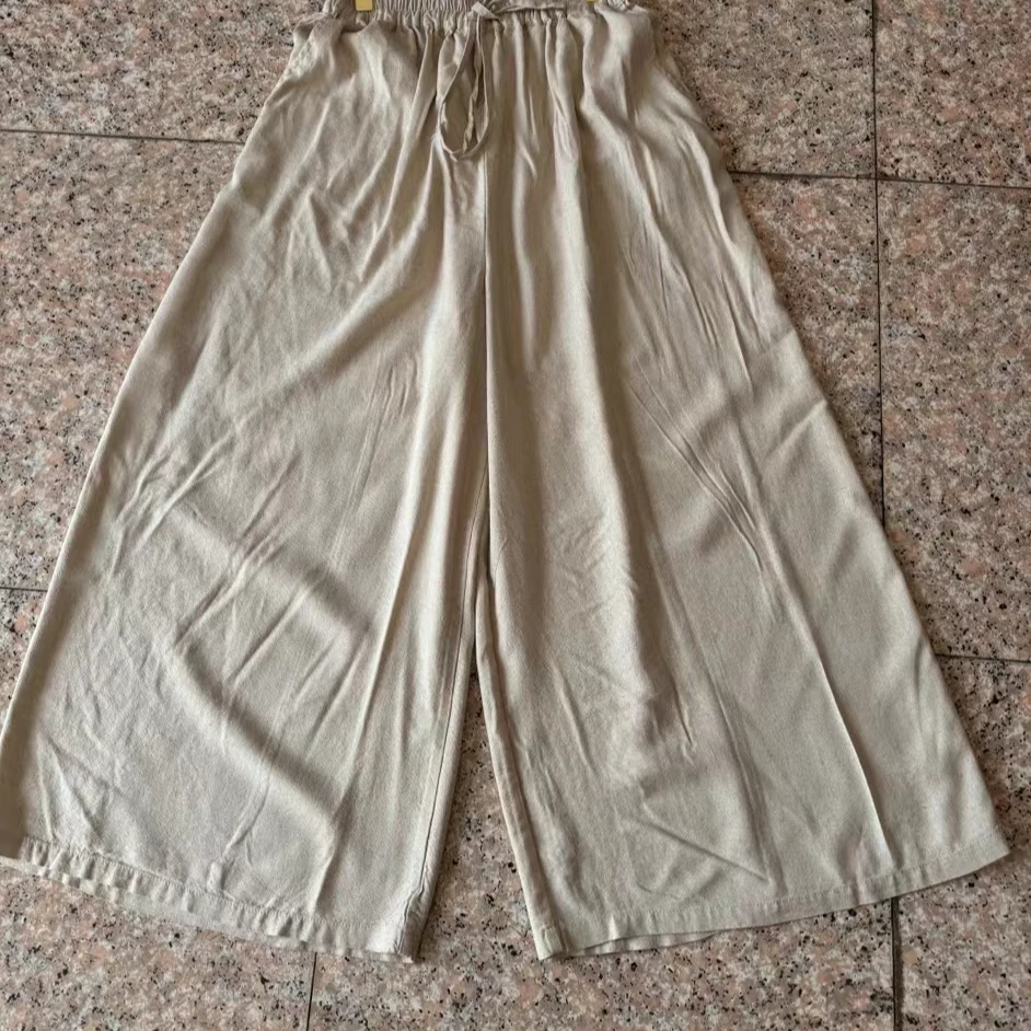 时尚休闲阔腿裤(裤长95-腰围3尺4到5)