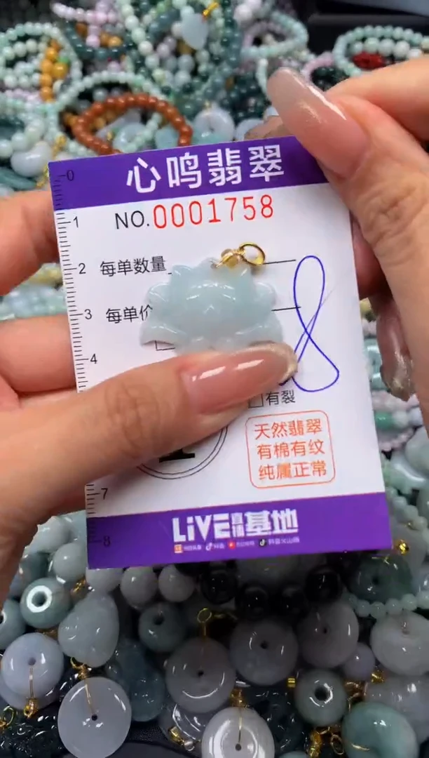 翡翠未镶嵌颈饰闪购001758
