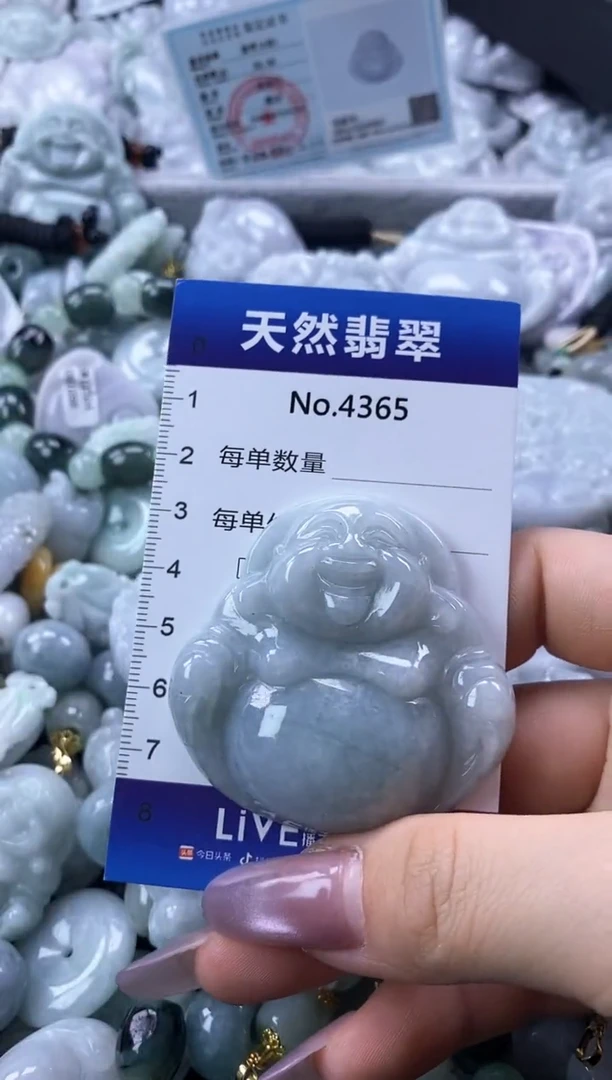 翡翠未镶嵌颈饰缅甸A货翡翠4365