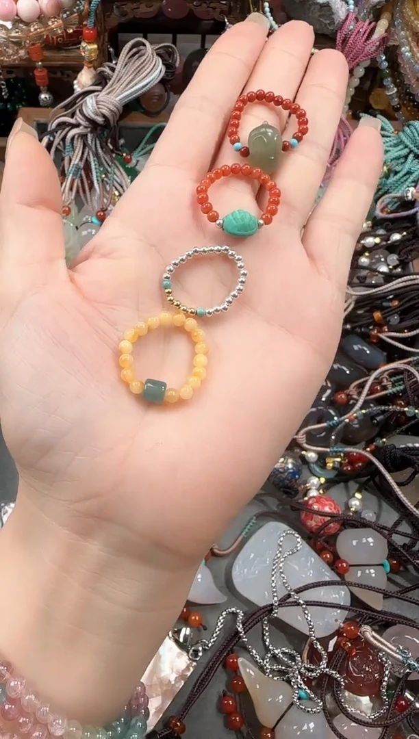 玛瑙/玉髓戒指未镶嵌5469879