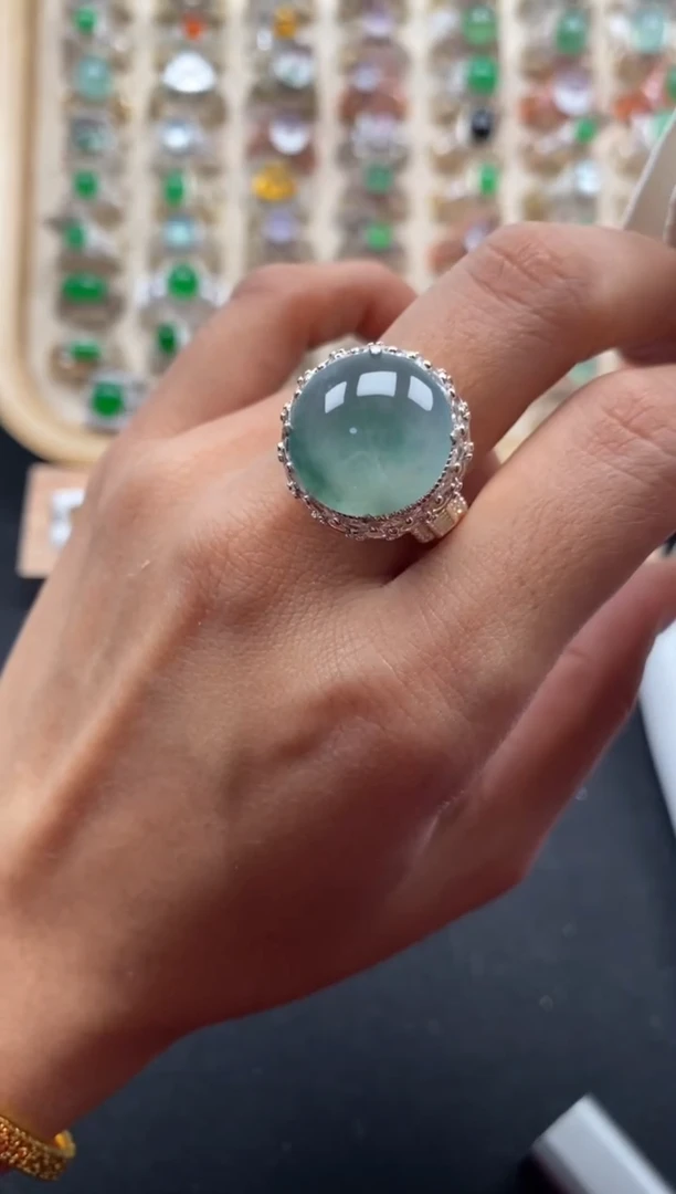 未镶嵌戒指翡翠缅甸天然a货翡翠