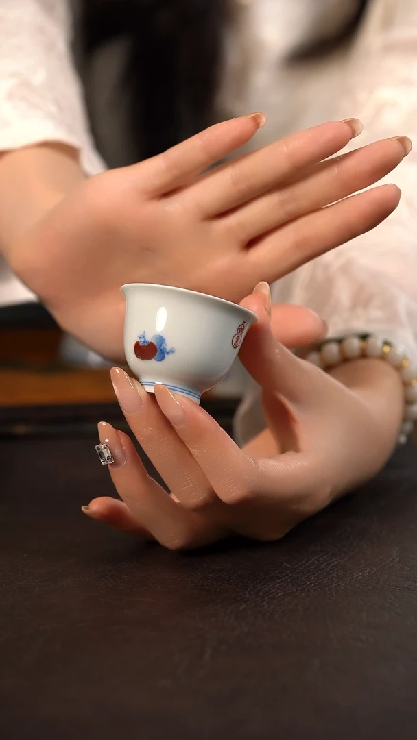 杯聚澜堂事事如意一口杯