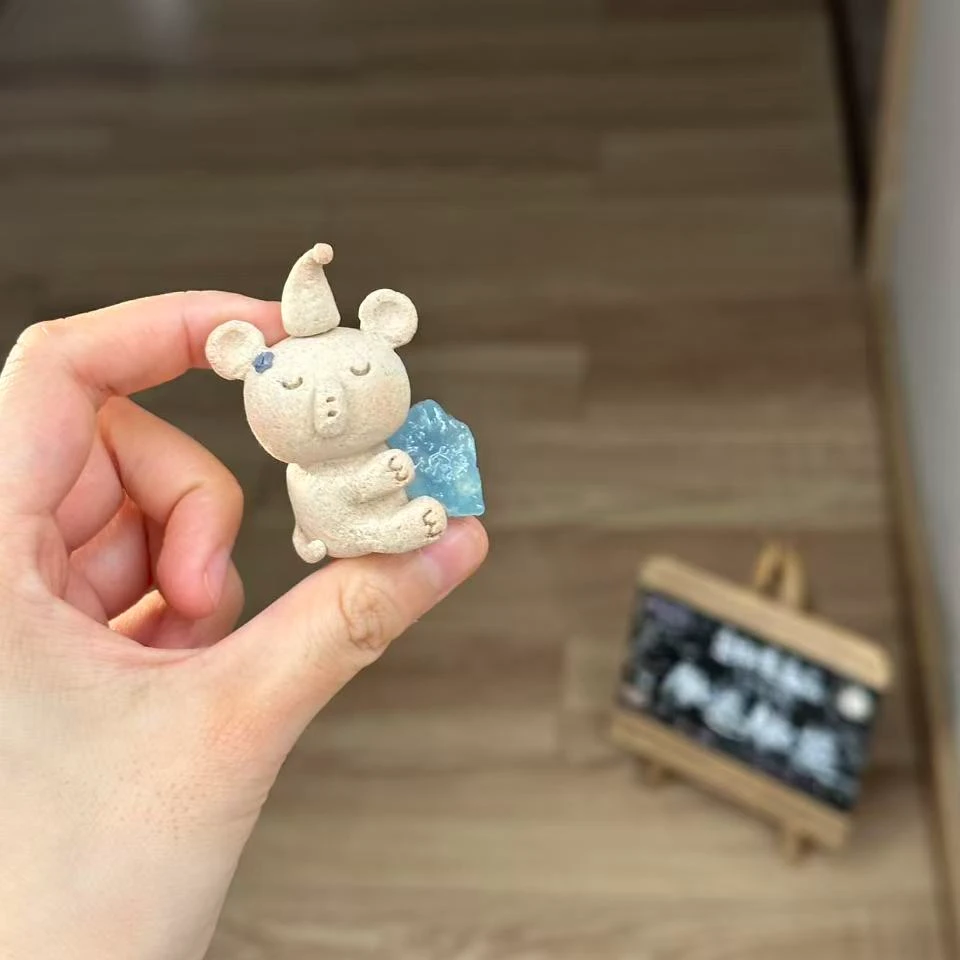 水晶小豆丁可爱海宝大象