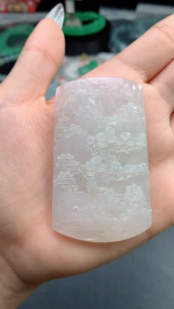 未镶嵌挂件翡翠32