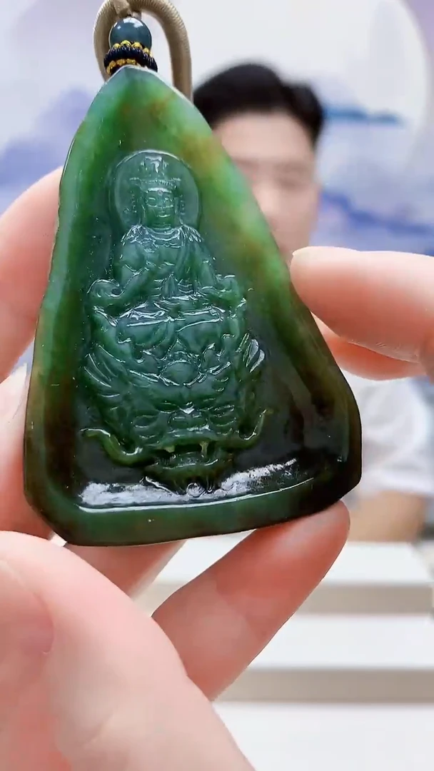 未镶嵌定制翡翠4917ry-毛货挂件69