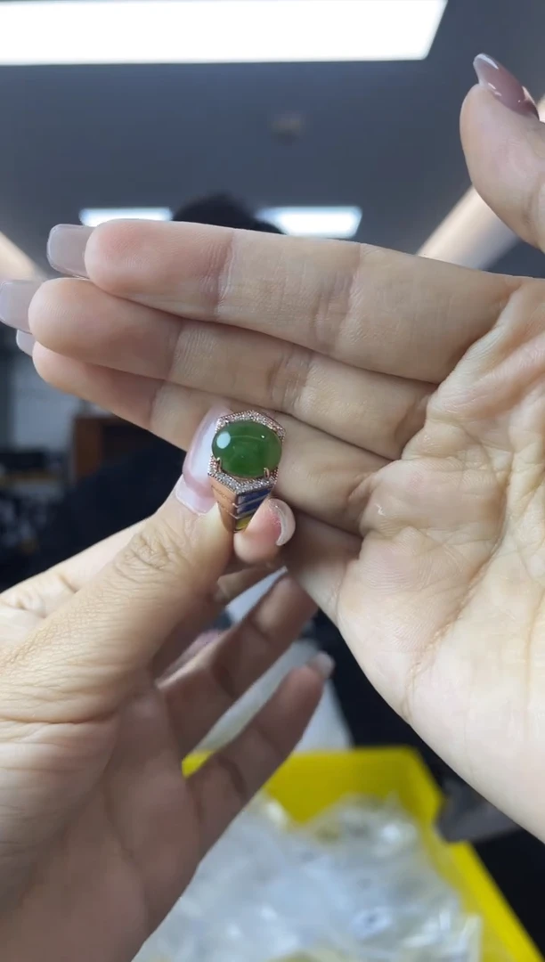 和田玉戒指银S925镶嵌多样性一件发货
