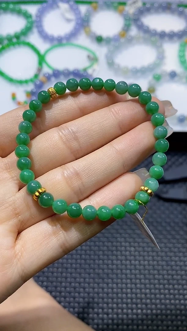 散珠翡翠卡5.5手串