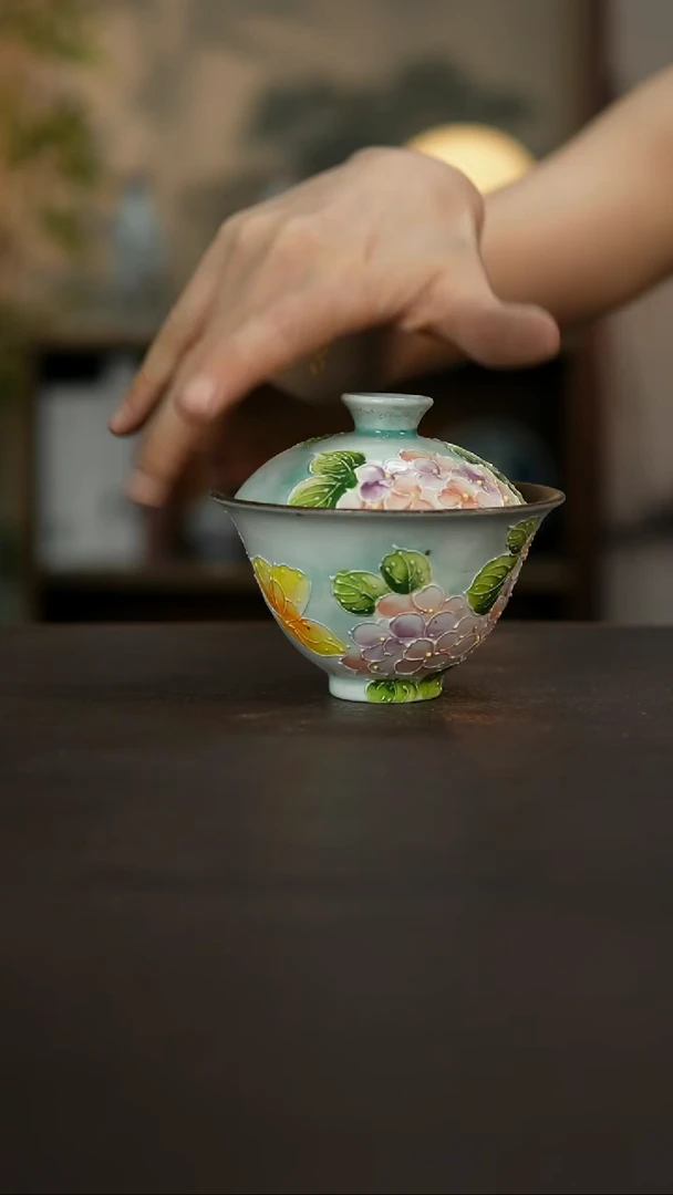 杯景德镇陶瓷杯碗柴烧多人微瑕