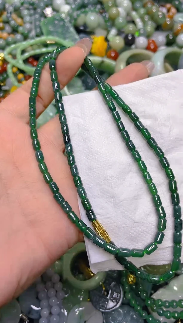 颈饰未镶嵌翡翠4mm