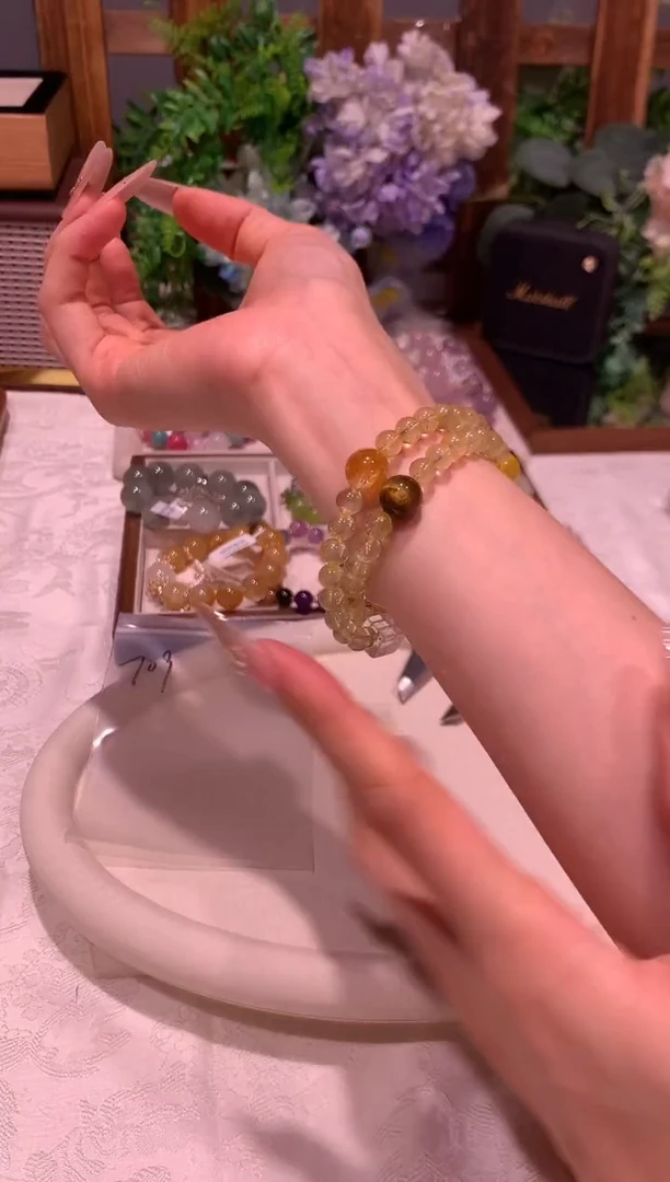合金手串水晶709 天然水晶手串 多样性发货