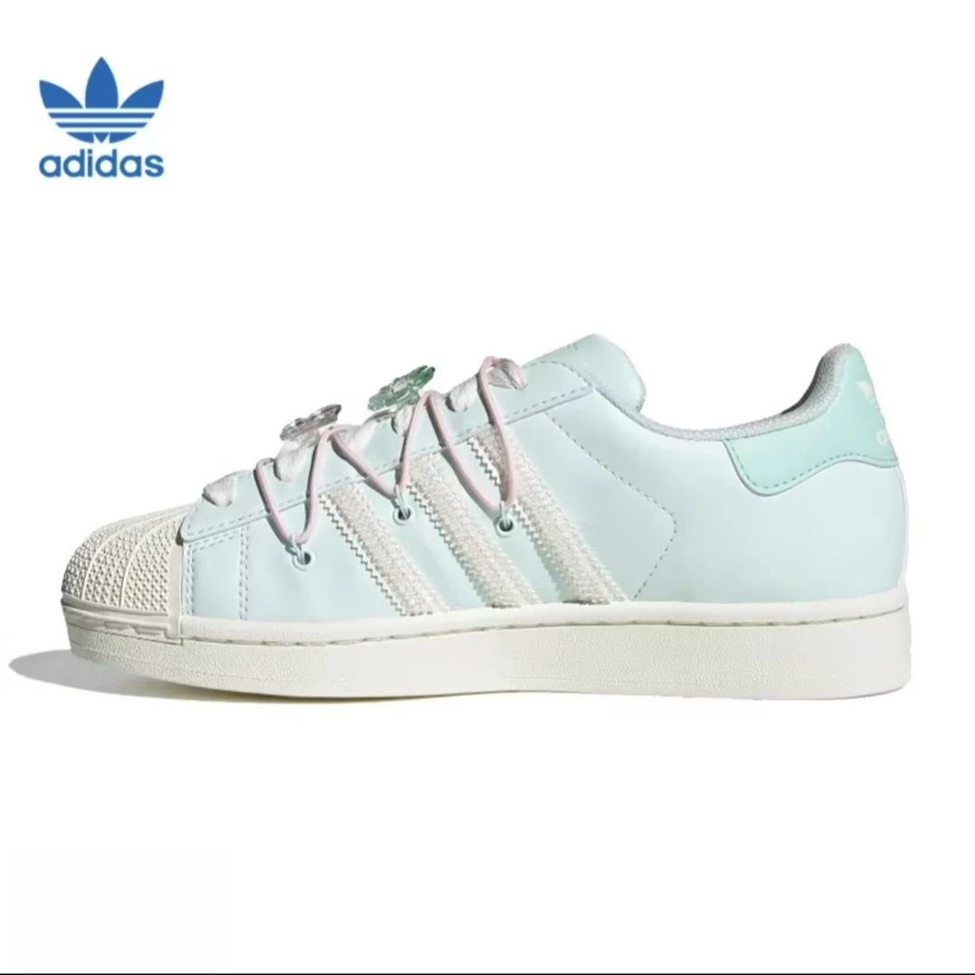 【滔搏联动】adidas阿迪达斯三叶草女鞋SUPERSTAR运动休闲鞋JR1333