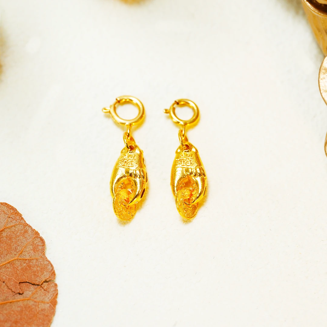 【婧婧精选】臻品 · 18K金蟹钳金滴流 横财就手 多样性发其一