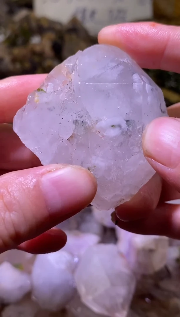 未镶嵌珠宝半成品水晶8号72g四川美姑超七花园水晶