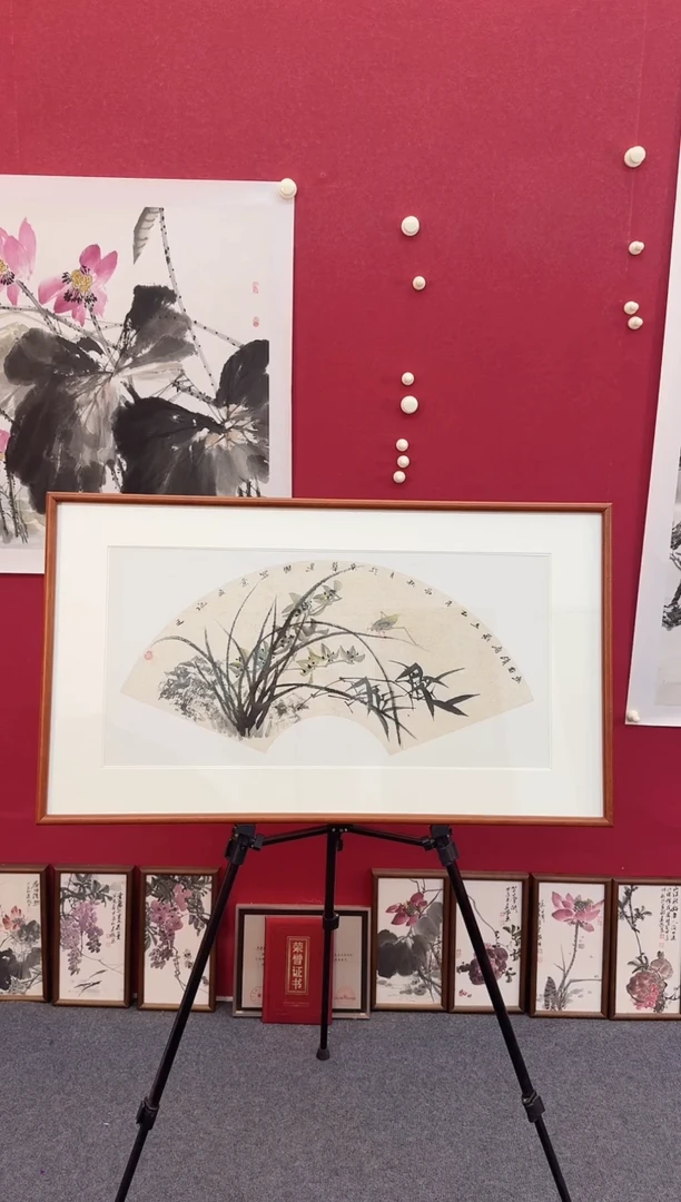 国画施老师写意花鸟