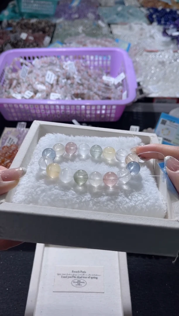 未镶嵌手链水晶128号 多样性发一D 12  +