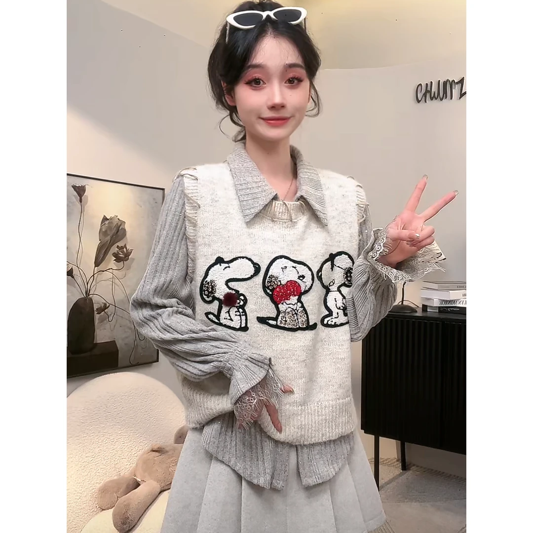 可爱卡通Shi努比小狗马甲【13081】