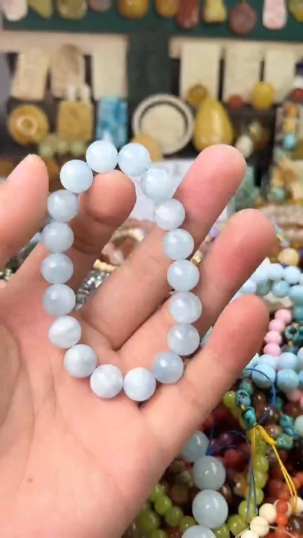 海蓝宝石手链未镶嵌（一物一件）1866