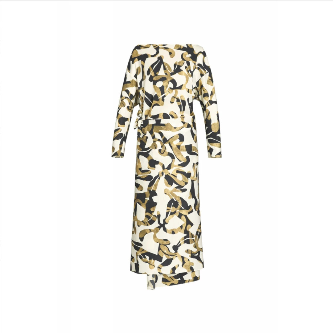 Marisfrolg/玛丝菲尔Marisfrolg/玛丝菲尔围裹式连衣裙AAFZ10176