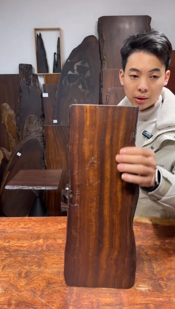 风车木（黑檀木）尺寸48*17*2.3编号189