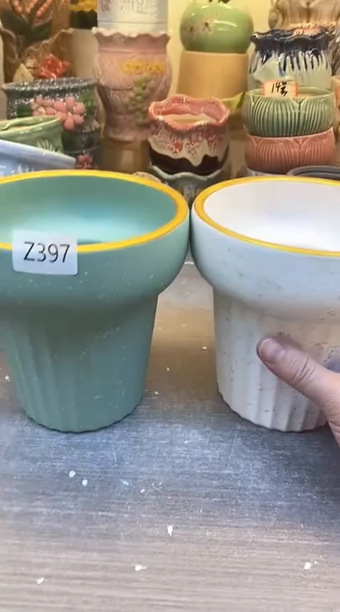 @@陶瓷多肉花盆Z397