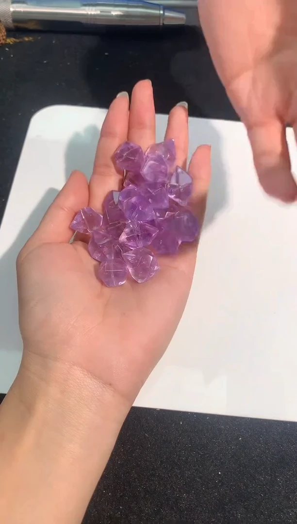 【闪购商品】水晶手链未镶嵌8号紫水晶双尖配件