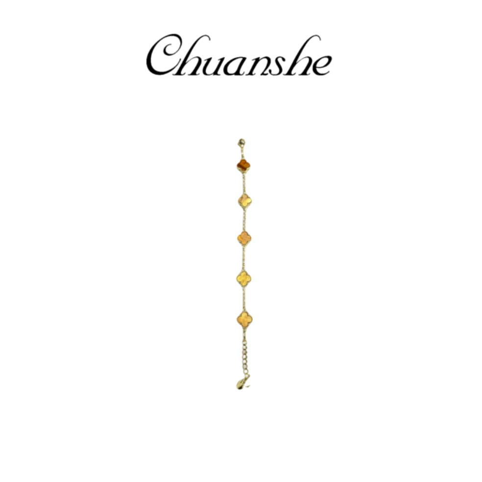 CHUAN SHE 流光风 氛围感配饰简约高级人鱼泪手链P06-L