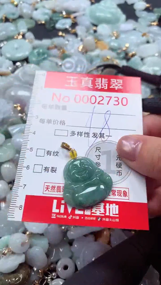 吊坠(不含链)未镶嵌翡翠2730