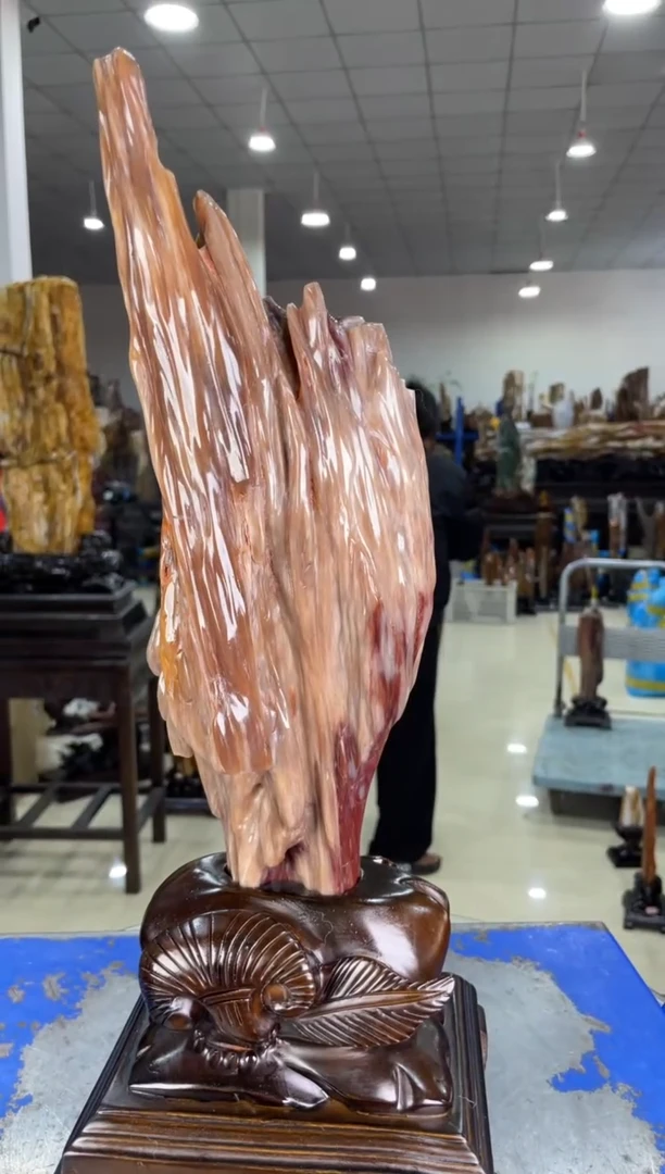 【闪购商品】硅化玉摆件未镶嵌43