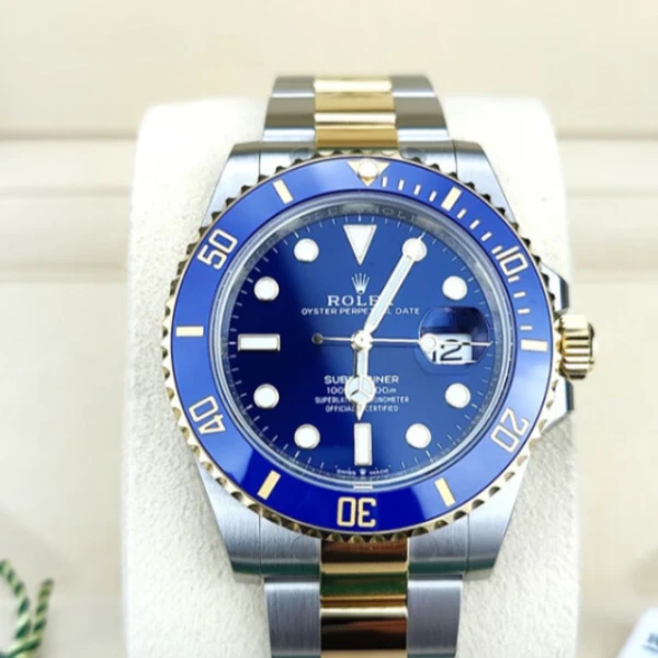 99新 Rolex/劳力士 潜航者型系列126613/间金蓝/41mm/23年全套