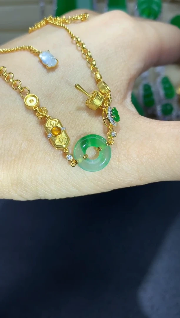 未镶嵌手链翡翠675-中国好珍宝