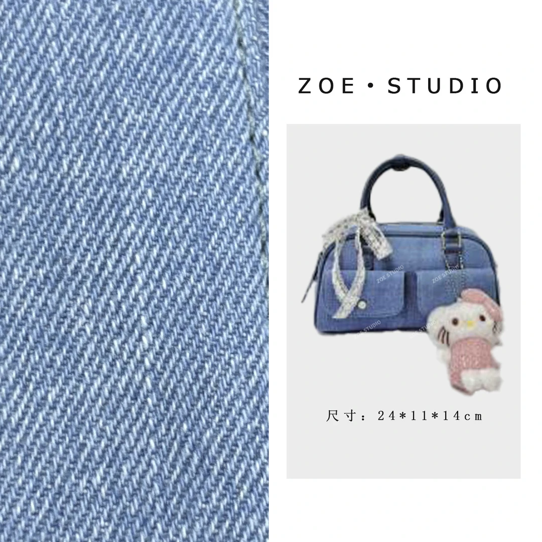 【佐伊甄选】SD-5589-蓝色轻奢女士时尚百搭小众单肩挎包拼色