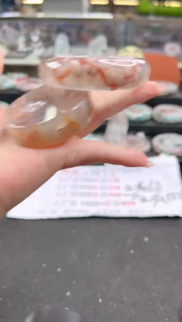未镶嵌手镯石英质玉尘*丷圈口（赠品镯心）