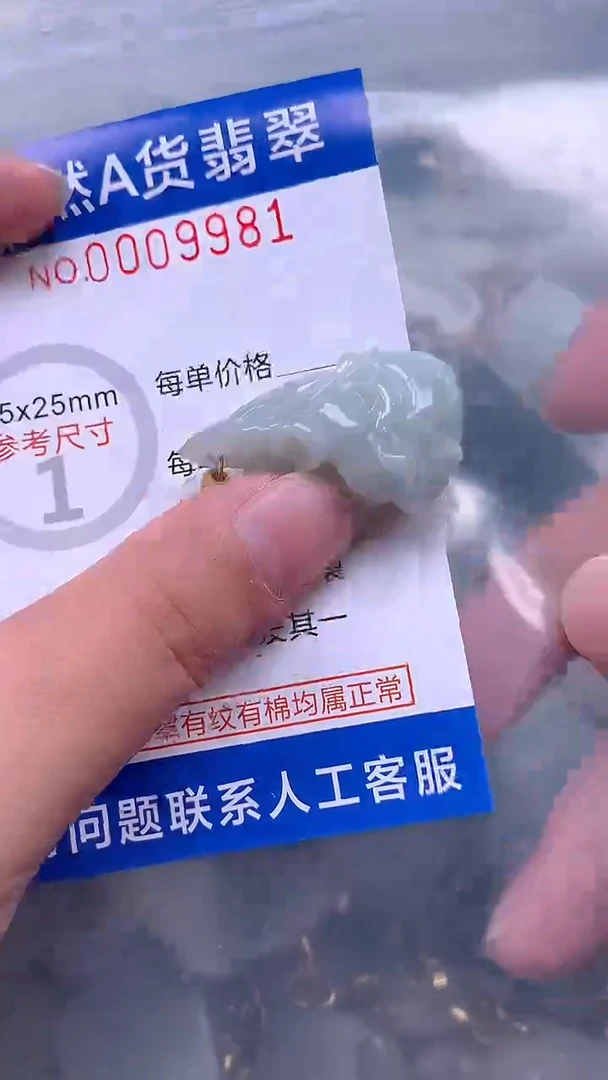 翡翠未镶嵌吊坠(不含链)1