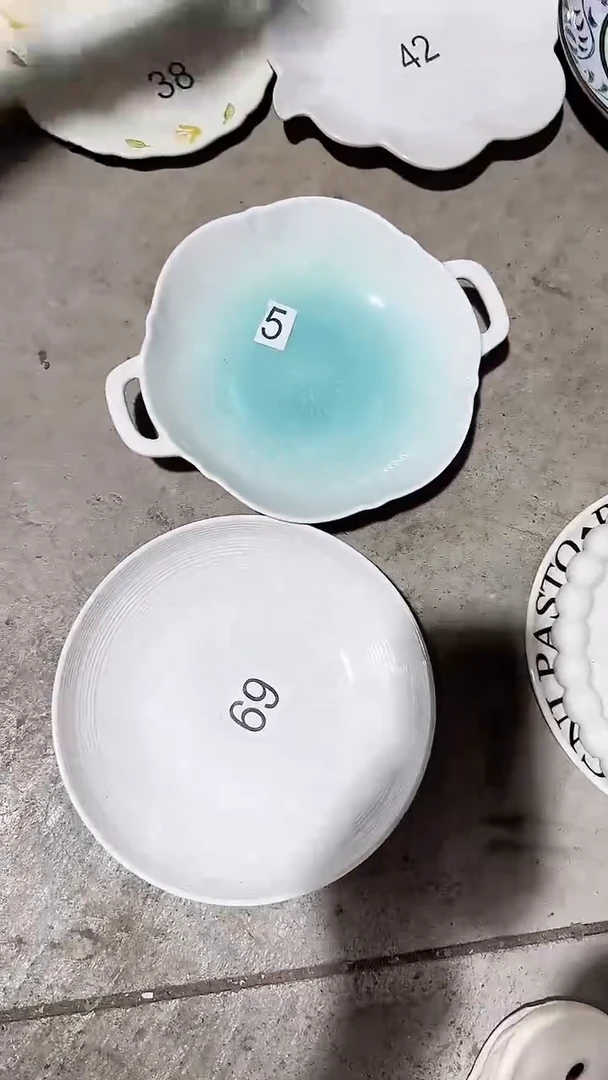 碗2个盘子 微瑕凑满20元包邮