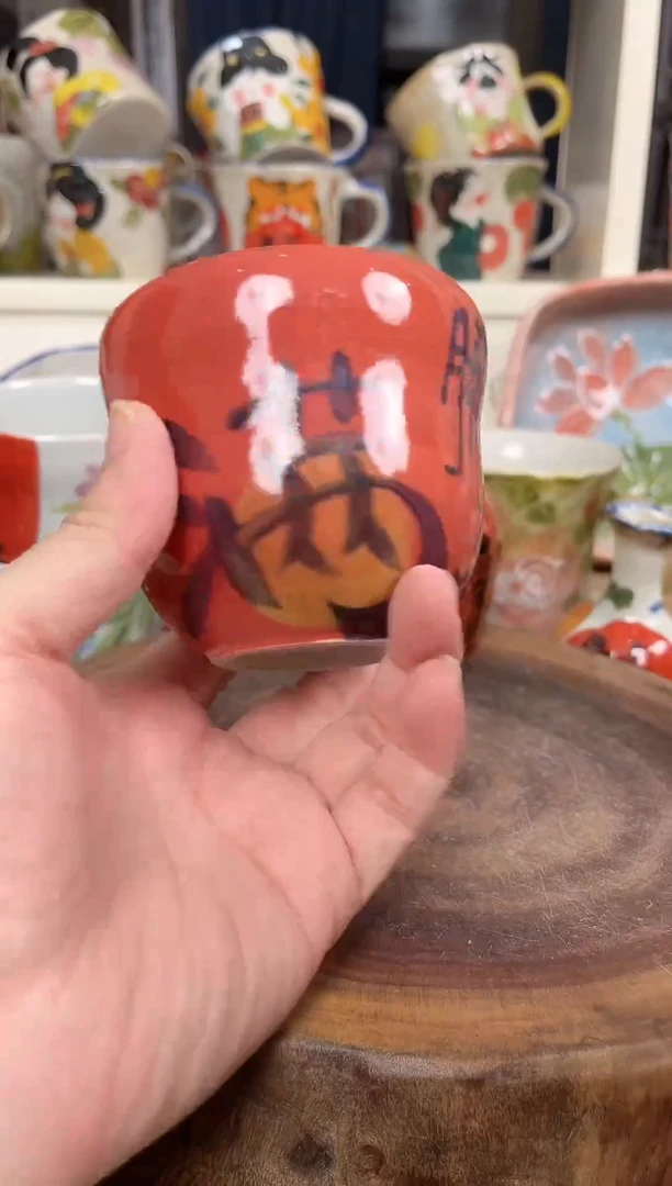 【闪购商品】手绘高温釉下彩陶瓷