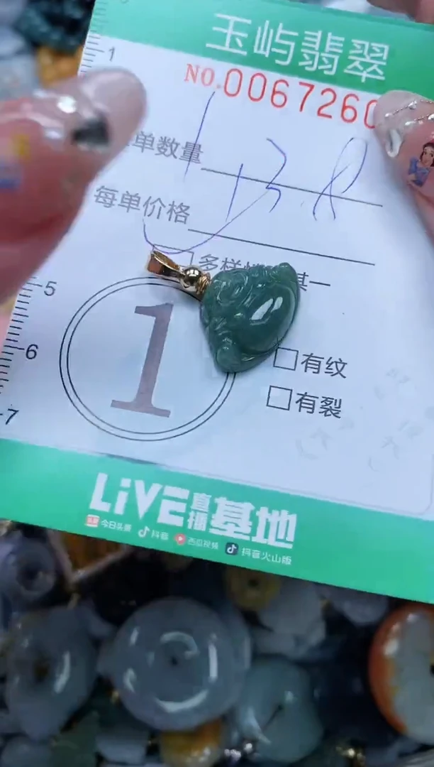 【闪购商品】翡翠颈饰未镶嵌闪购0067260多样性发其一